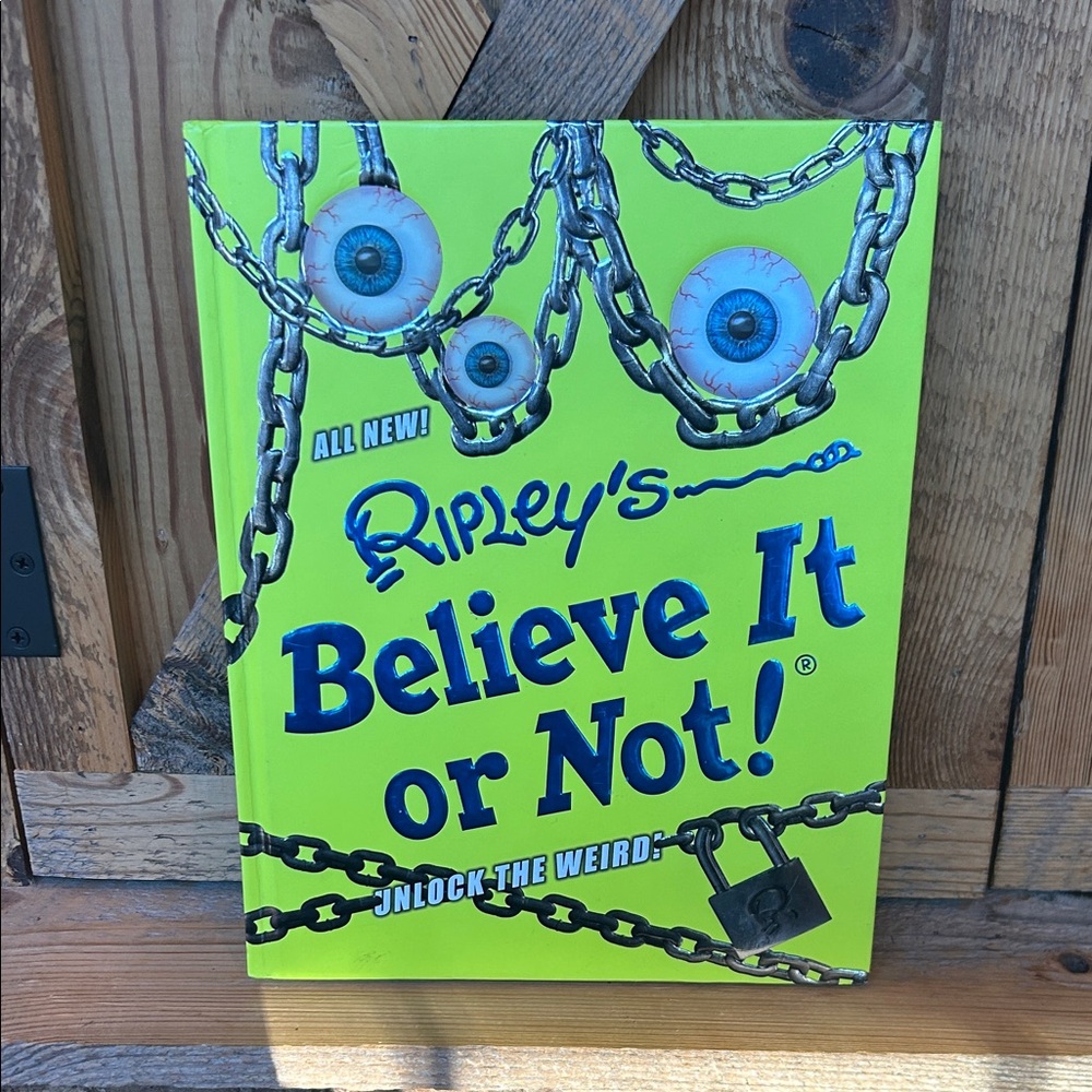Ripley's Believe It or Not! Unlock the Weird Hardback Book from Ripley’s in TN